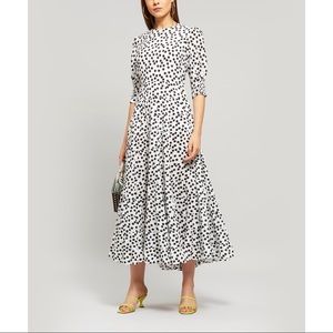 RIXO Agyness Polka Dot Maxi Dress - S